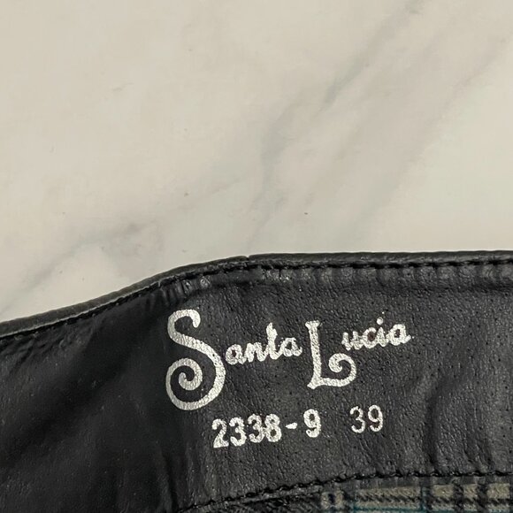 Santa Lucia Platform Stiletto Boots Size 9 - Picture 4 of 7